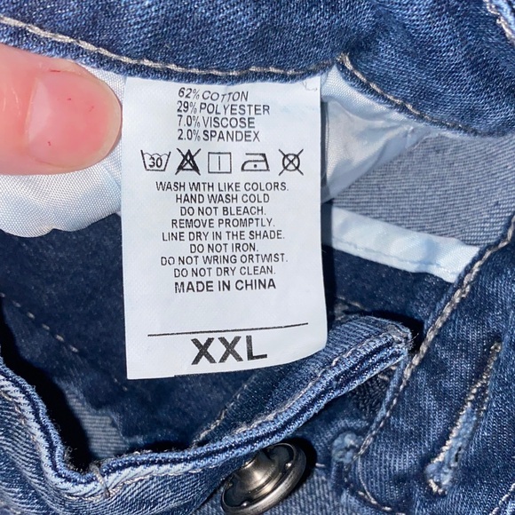 Stylish Blue Boot Cut Jeans - Picture 5 of 5